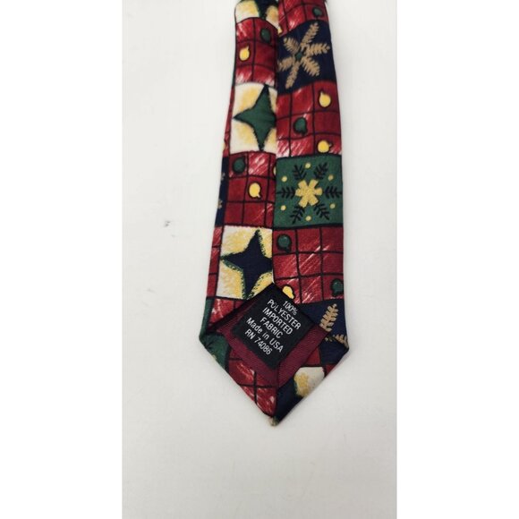 Holiday Necktie Disney Character Mickey Mouse Goofy Donald Duck Tie Mens 56"x4" - Picture 6 of 6